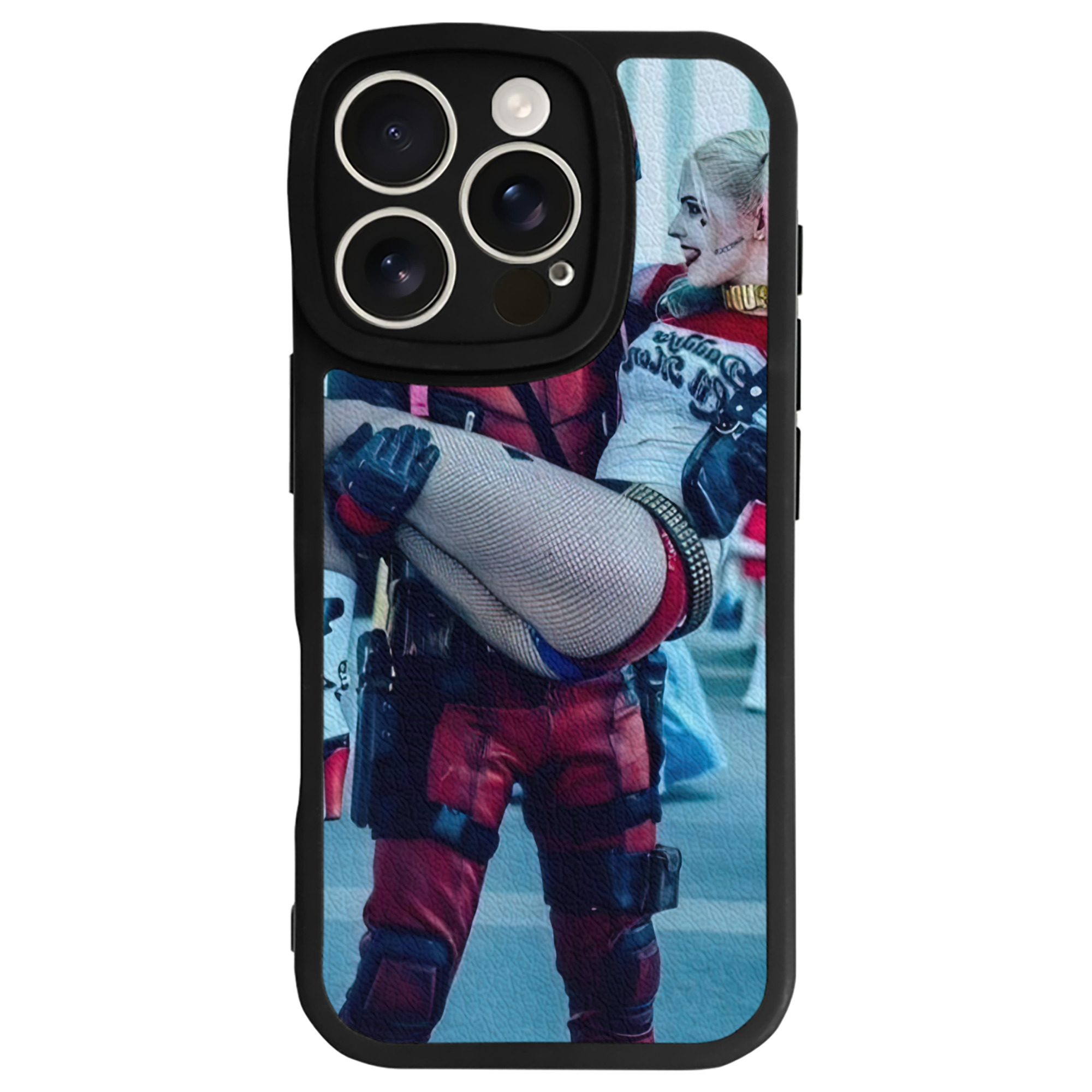 （画像用） Deadpool デッドプール 【iPhone 16シリーズ対応】シリコンスマホケース（レザー調） 材質：シリコン